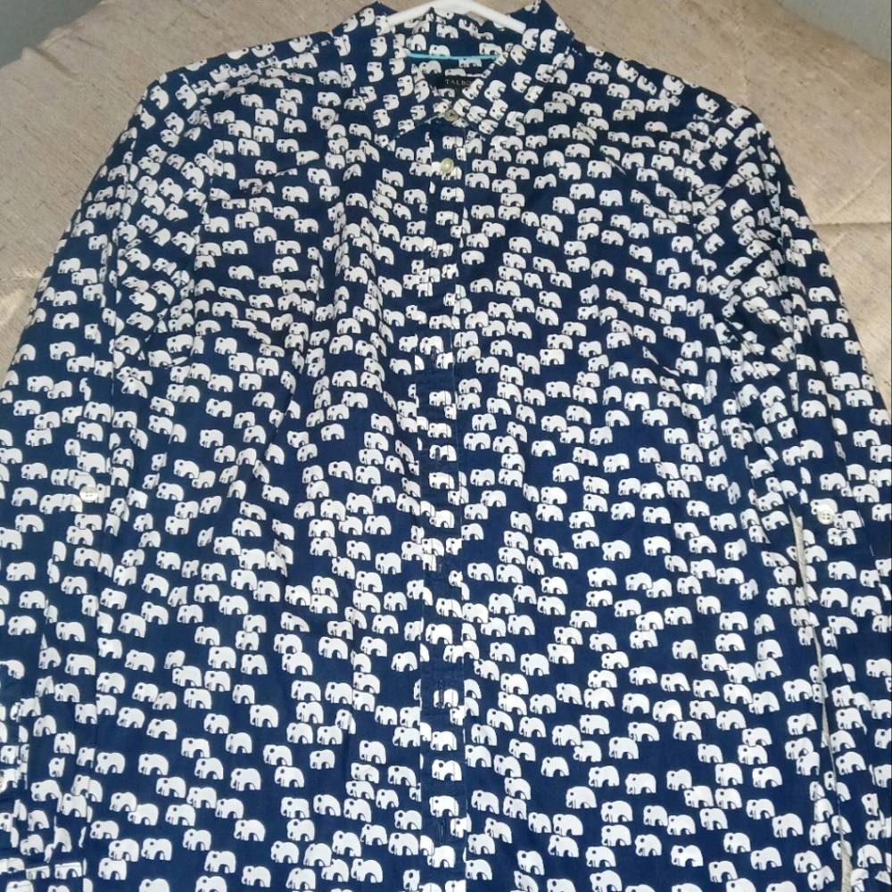 Talbots Navy With Elephants
